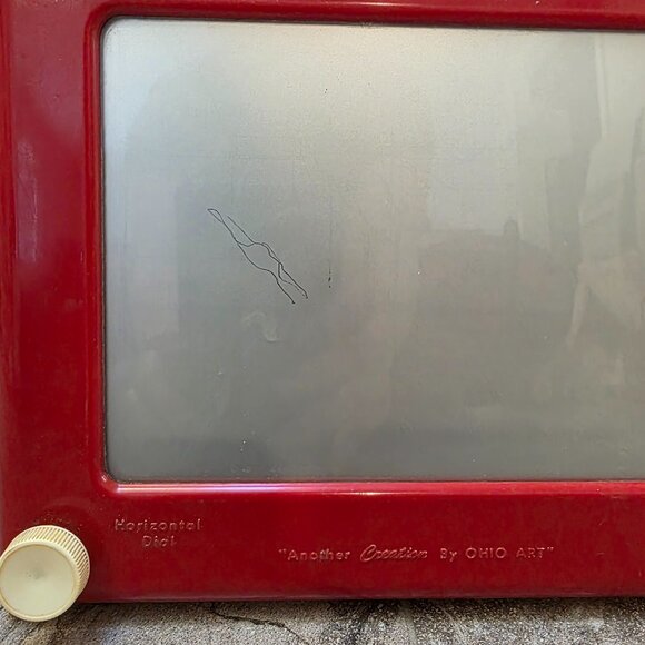 Vintage 1960s Etch A Sketch Original Version by Ohio Art Still Works! - Picture 6 of 6